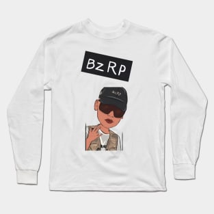 Bizarrap vintage drawn Long Sleeve T-Shirt